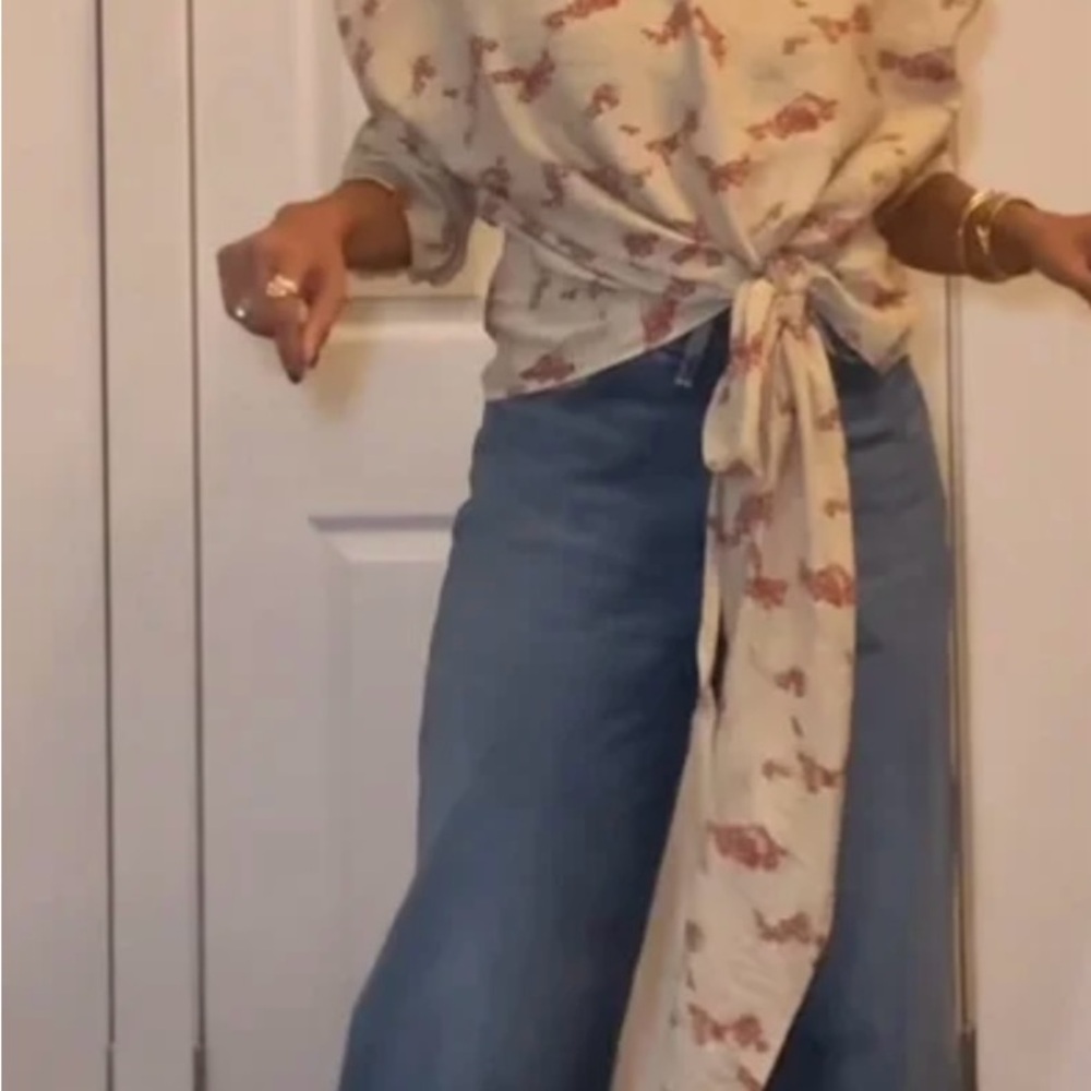 Zara Floral Print Top